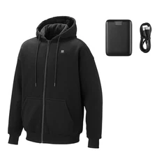 Uimoso Heated Hoodie Sweatshirt with 5 Warming Zones and Adjustable Temperatures