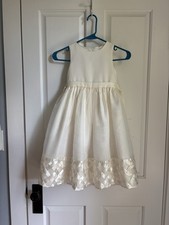 Cinderella Girls Sz 5 Ivory Flower Girl, Wedding Dress