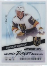 2024 Credentials Acetate Debut Ticket Access /199 Brendan Brisson #DTAA-BB 1mn7