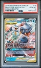 Pokemon Cosmic Eclipse Blastoise & Piplup GX 38/236 Tag Team PSA 10