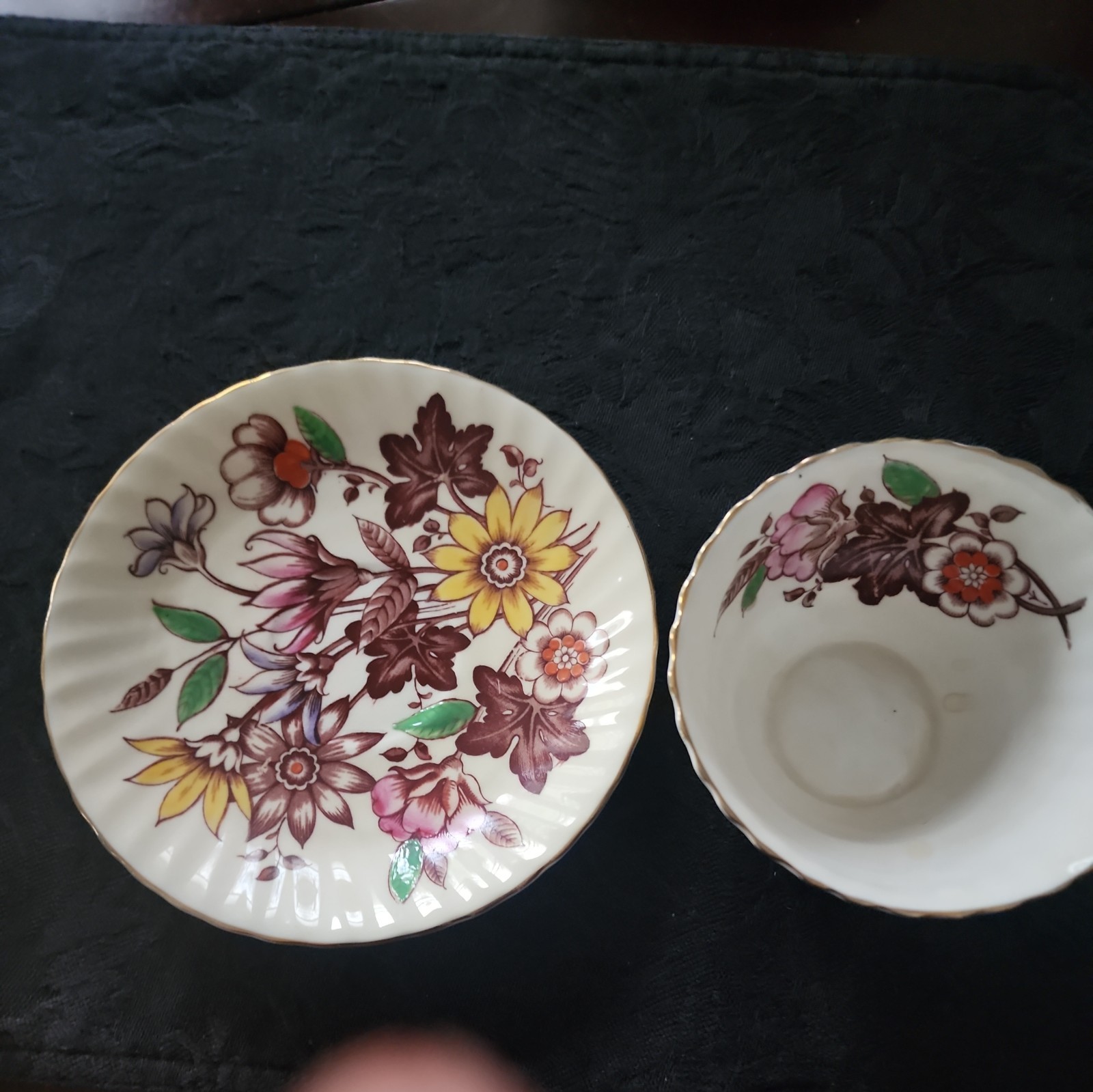 Victoria Cartwright and Edwards Bone China Cup and Saucer Pattern Fragrance