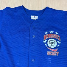 Vintage 90s UPS Baseball Jersey Minnesota United Parcel Service XL mesh staff
