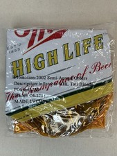 Vintage Miller High Life Beer vinyl inflatable Bottle. NOS 2002