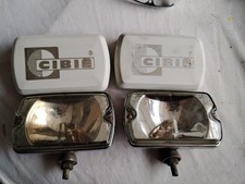 NO MARCHAL 2 X cibié 35 L.P .100% CHROME . DRIVING LIGHT  avec caches .