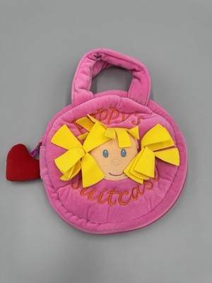 Vintage 2003 Early Learning Centre ELC Poppy s Suitcase Pink Bag Doll Face READ