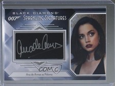 2025 James Bond Black Diamond Sparkling Scripts Ana de Armas as Paloma Auto 6o2