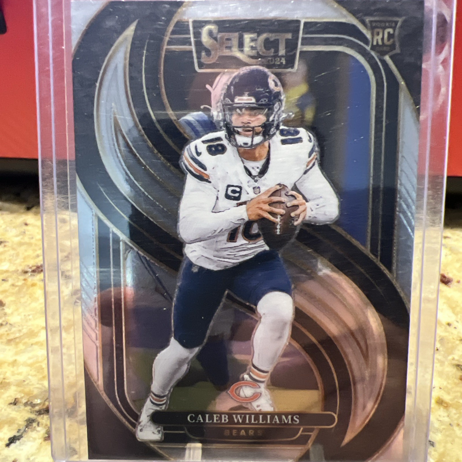 2024 Panini Select - Premier Level Caleb Williams #114 Silver Prizm (RC)