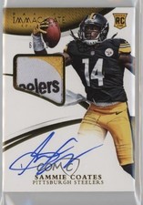 2015 Panini Immaculate Rookie 60/99 Sammie Coates #141 Patch Auto 12x6