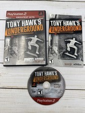 Tony Hawk's Underground (PS2 PlayStation 2, 2003) Greatest Hits CIB W/ Manual