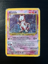 Carte Pokémon : Mewtwo 10/102 Set de Base Edition 2 Wizards Française