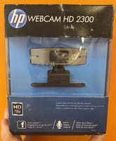 New HP HD 2300 PC Webcam Camera Built in Mic 720p High Definition Live Streaming