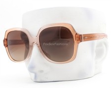 Coach Sunglasses Crystal Saddle Pink Gradient Polarized HC 8395U 5812T5 w/case