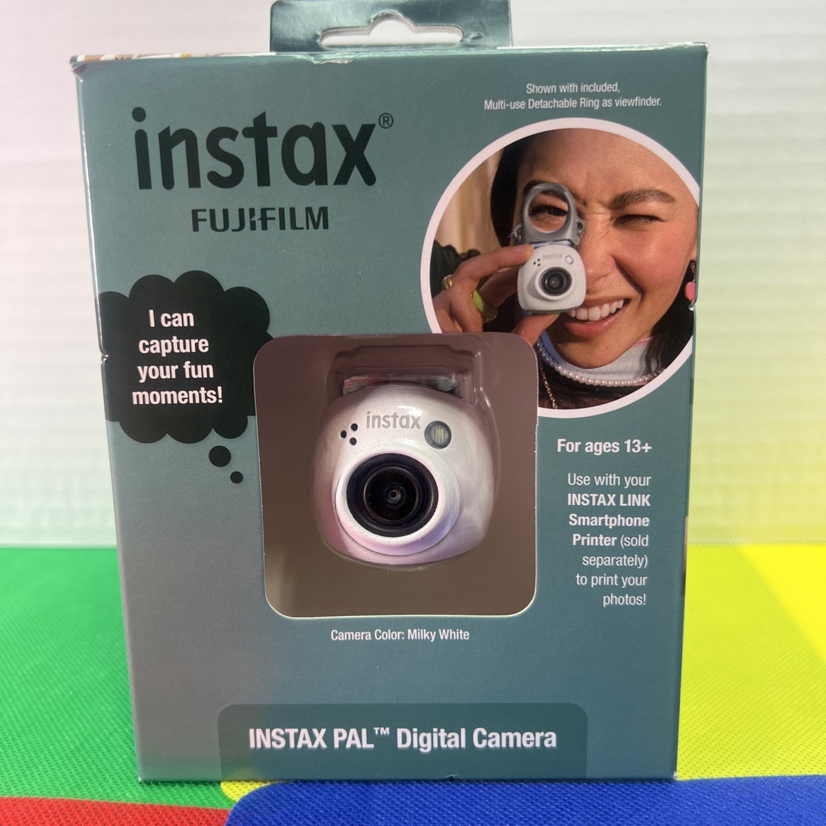 New FUJIFILM INSTAX PAL Digital Camera Milky White Wireless 