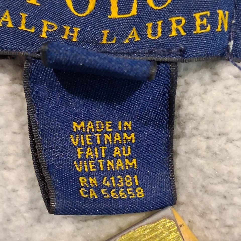 Polo Ralph Lauren Big Pony Jóvenes Niños Talla L (14-16) Gris Azul Rojo Cremallera Completa Sudadera con Capucha Foto 3 de 4