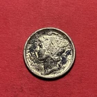 (1) Beautiful Antique 1918-S Mercury Silver Dime AU-ALMOST UNCIRCULATED