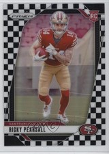2024 Panini Prizm Rookies Black & White Checker Prizm Ricky Pearsall #383 01ix