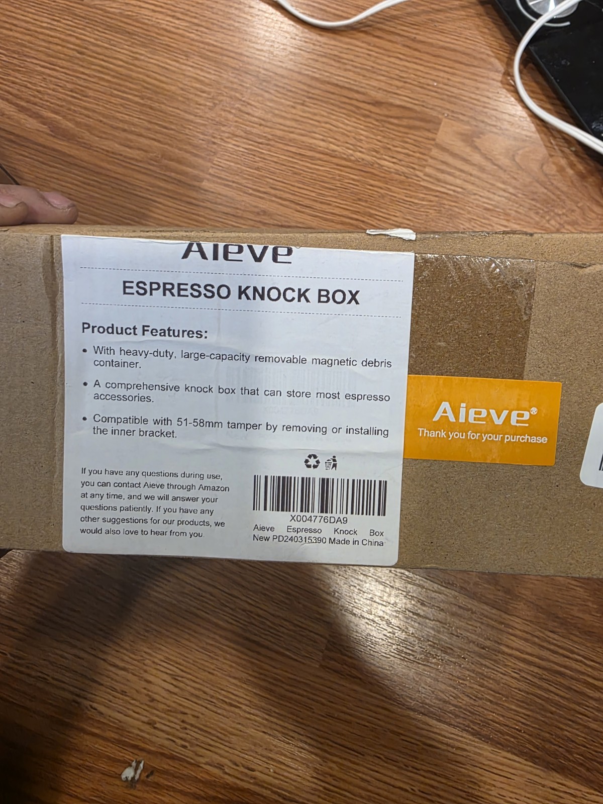 Aieve 51 to 58mm Coffee Tamper Holder, Anti Slip Plastic Coffee Tamper Station