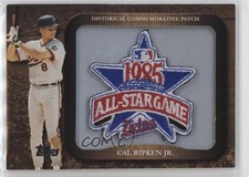2009 Topps Cal Ripken Jr #LPR-47 Patch HOF 04br