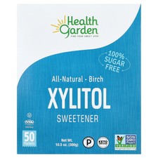 All Natural Birch Xylitol Sweetener, 50 Packets, 0.21 oz 6 g Each