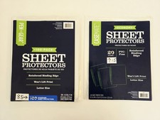 Pen Gear Casemate Sheet Protectors 100 Count 8.5 x 11 Open Packs - Read