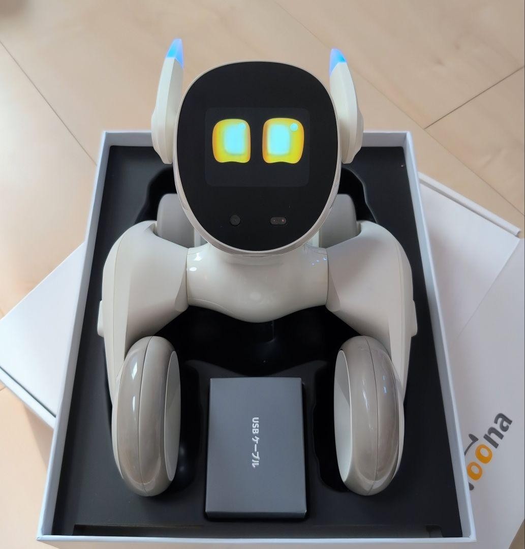 Used Loona Japan Loona Blue Pet Robot Smart Dog | eBay