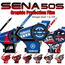 SENA 50S Graphic Protection Film Decal Stickers (Design from number 1 to 250)