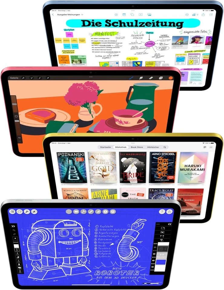 Apple 11" iPad 2025 - 128 GB - Wi-Fi - A16 Chip: Liquid Retina Display, Touch ID - Bild 3 von 3