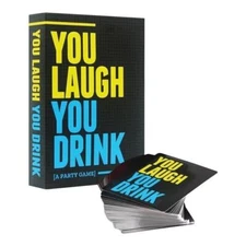 You Laugh You Drink Game Friends Family Couple Drinking Game Birthday Gifts