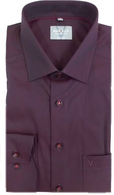 Marvelis Hemd Comfort Fit bordeaux gemustert 7026.64.35