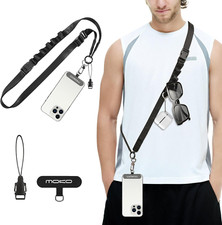 Universal Phone Lanyard, Nylon Adjustable Cell Phone Crossbody Strap Detachable