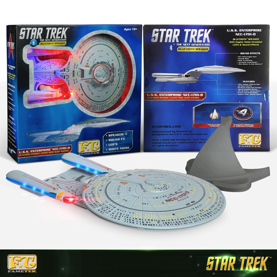 Star Trek U.S.S. Enterprise 1701-D – Enterprise Replica Bluetooth Speaker - Image 3 of 4