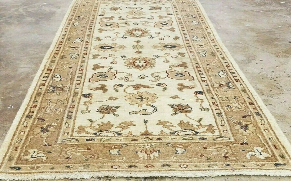 2'7"x6'3" HANDKNOTTED TURKISH OUSHAK TRIBAL PISHAWAR MUTED RUG RUNNER