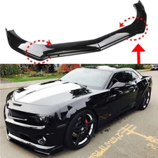 4Pcs Front Bumper Lip Chin Spoiler Splitter Body Kit Black For Toyota Avalon