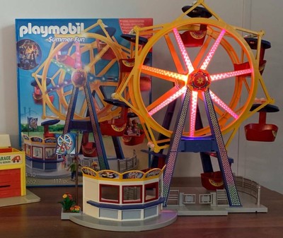 playmobil ferris wheel with lights