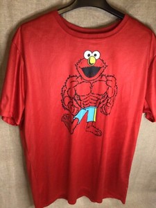 elmo muscle shirt