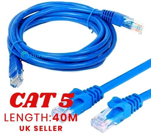 Sky Router Extension Cable RJ45 Ethernet Cat5e Network Cable LAN Patch Blue SKY Modem Router ...