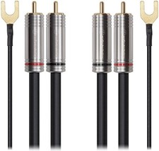 Audio-technica At-tc1000rr/1.2m/3.9' Dual-rcas Tonearm Cable Authorized-dealer