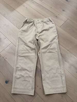 #ad Hey Gang The Chore Pants Herringbone Twill Knee Patch Trouser Khaki Unisex 4 $79.00