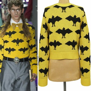 gucci yellow and black sweater