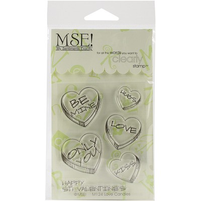 MSE klare Gummistempel 3x4 Zoll Liebessüßigkeiten M124 von My Sentiments genau