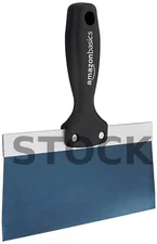 Amazon Basics 8" Blue Steel Tape Knife, with Solid Handle and Soft Grip