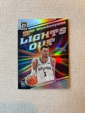 2023-24 Donruss Optic Victor Wembanyama lights out holo #4 Mint-Gem