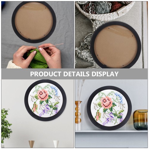 Round Photo Frame Wedding Frames for Wall Hanging Picture Office - Picture 5 of 12