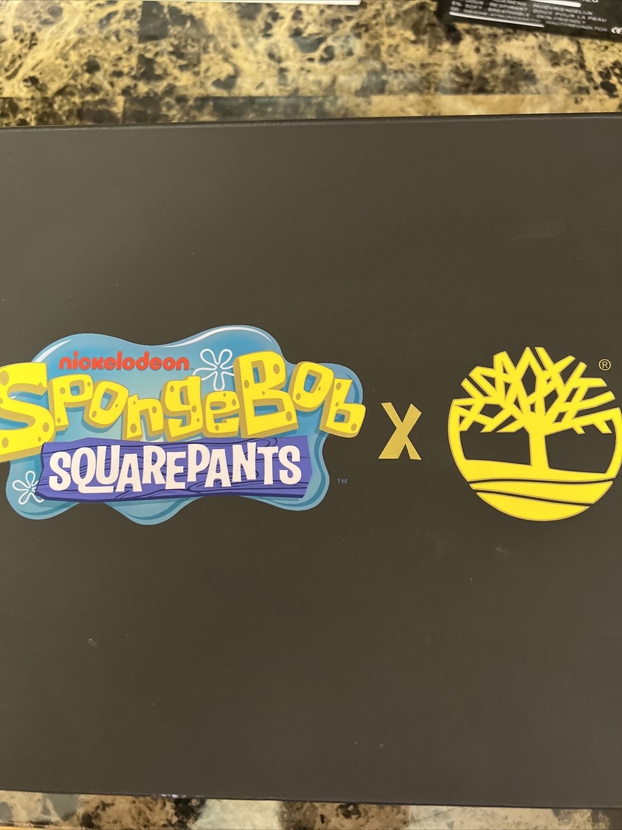Timberland Navy Blue and Yellow SpongeBob SquarePants Collaboration Box A Closer Look at the SpongeBob SquarePants X Timberland 6  main image 3