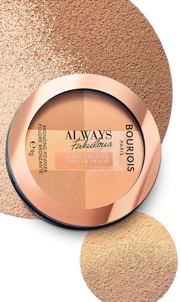 BOURJOIS Always Fabulous Long Lasting Natural Bronzing Powder 9g *CHOOSE SHADE* - Image 2 of 4