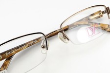 DIANE VON FURSTENBERG DVF8032 200 Copper Brown 52-17-135 Frames Flex Hinges I111