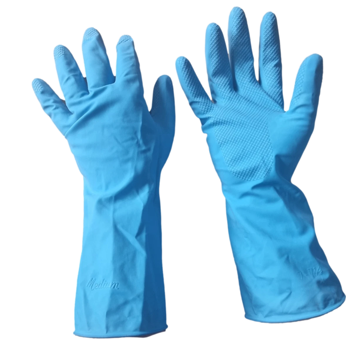Blue washing up gloves hotsell