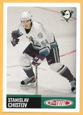 #434 Stanislav Chistov 2002-03 Topps Total Rookie Hockey Card NM-Mint. rookie card picture