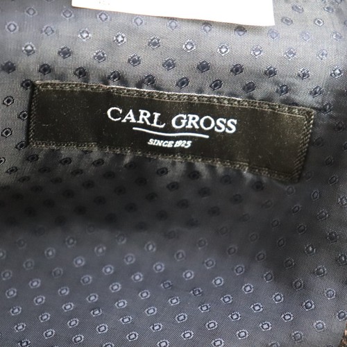CARL GROSS Men's 44 L Purple Violet Windowpane Sport Coat Suit Jacket Blazer - Picture 7 of 9