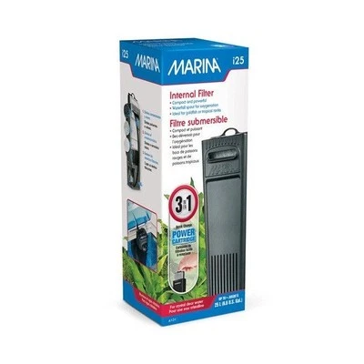 Marina i25 Internal Power Filter - For Aquariums up to 25 Liter (6.6 US Gal.)